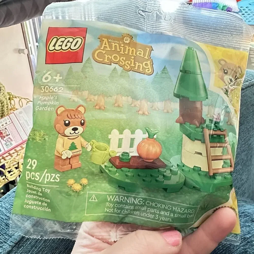 LEGO Animal Crossing 30662 Maple's Pumpkin Garden Polybag Bear Cute NEW
